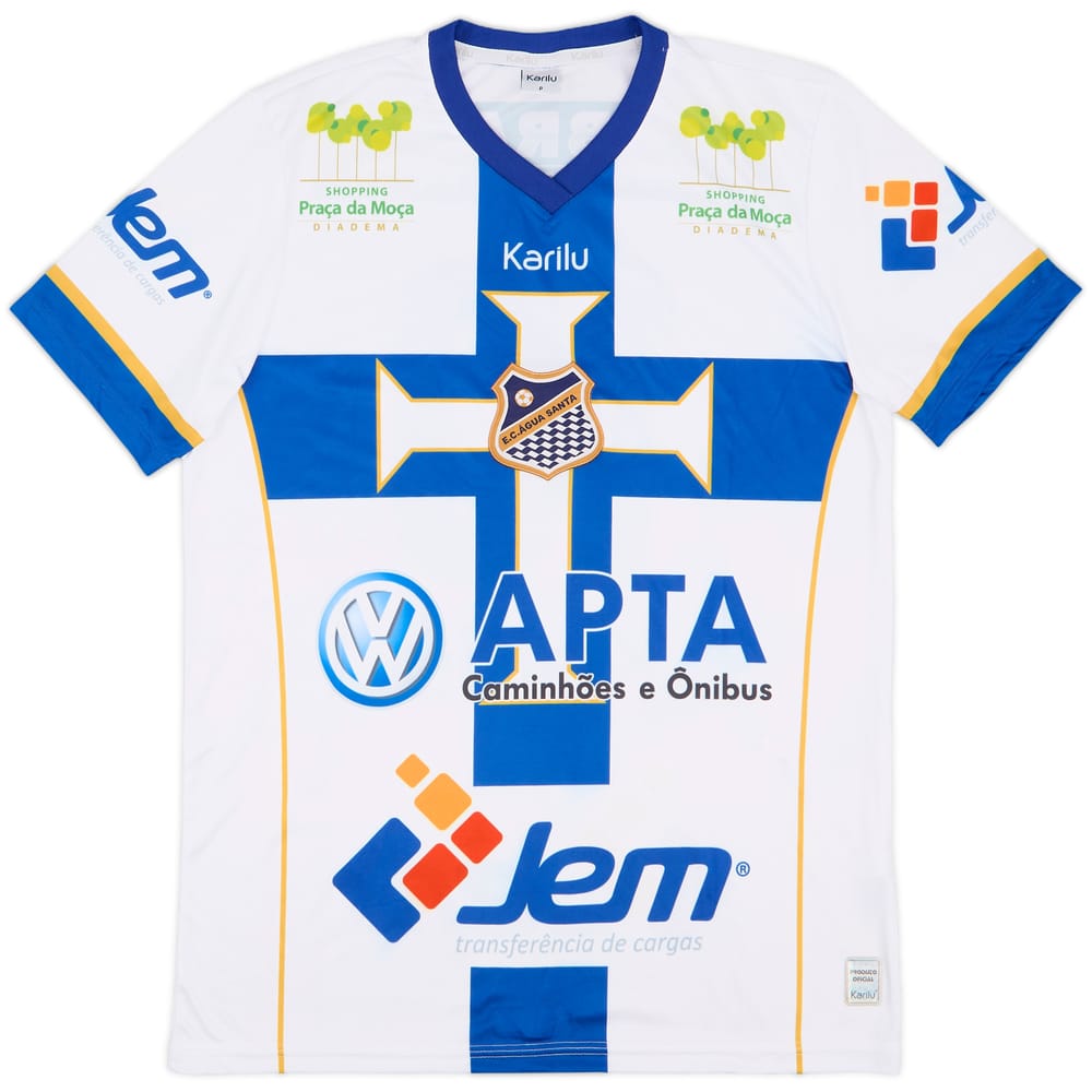 2017-19 EC Agua Santa Home Shirt #10 - 9/10 - (M)