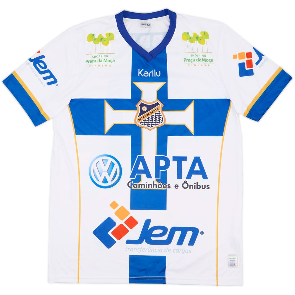 2017-19 EC Agua Santa Home Shirt #10 - 9/10 - (M)