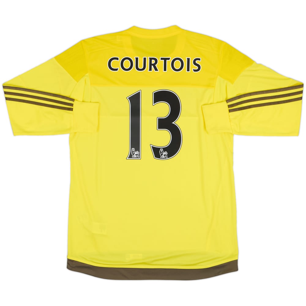 2015-16 Chelsea Player Issue GK Shirt Courtois #13 - 8/10 - (L)