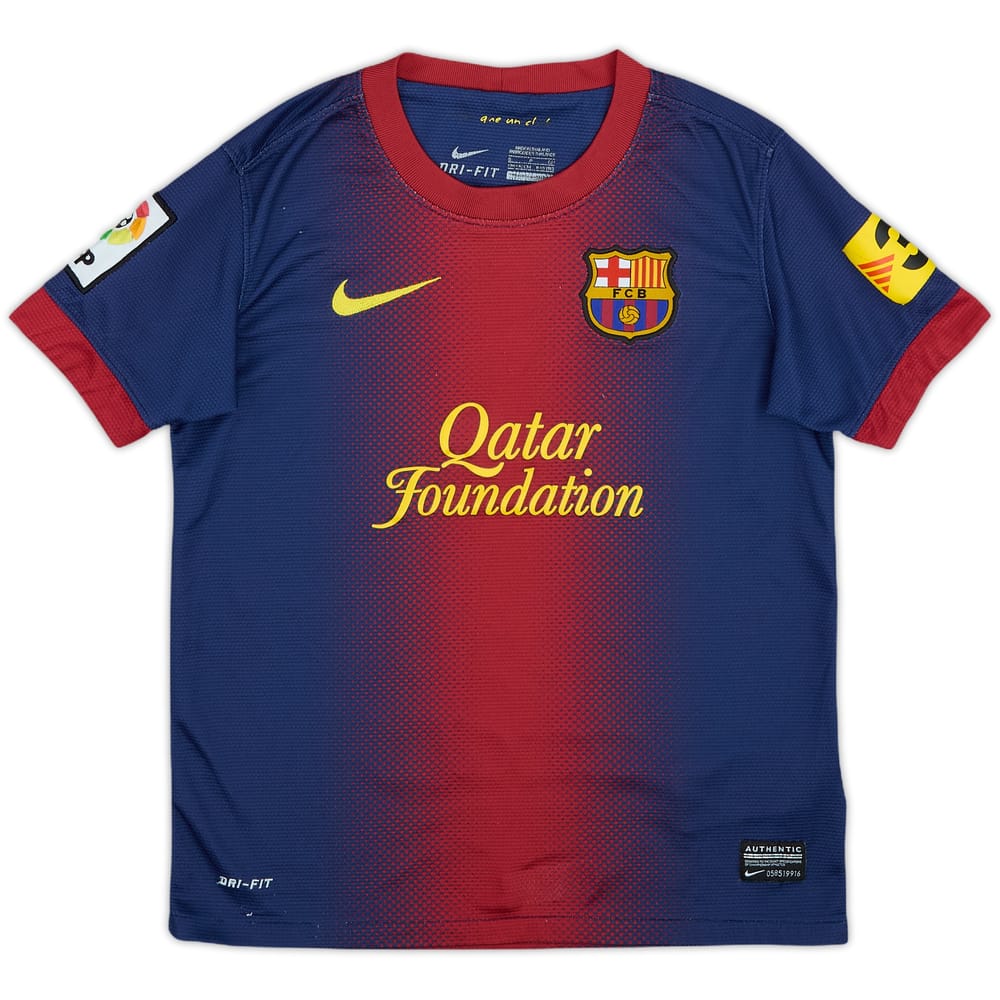 2012-13 Barcelona Home Shirt - 7/10 - (S.Boys)