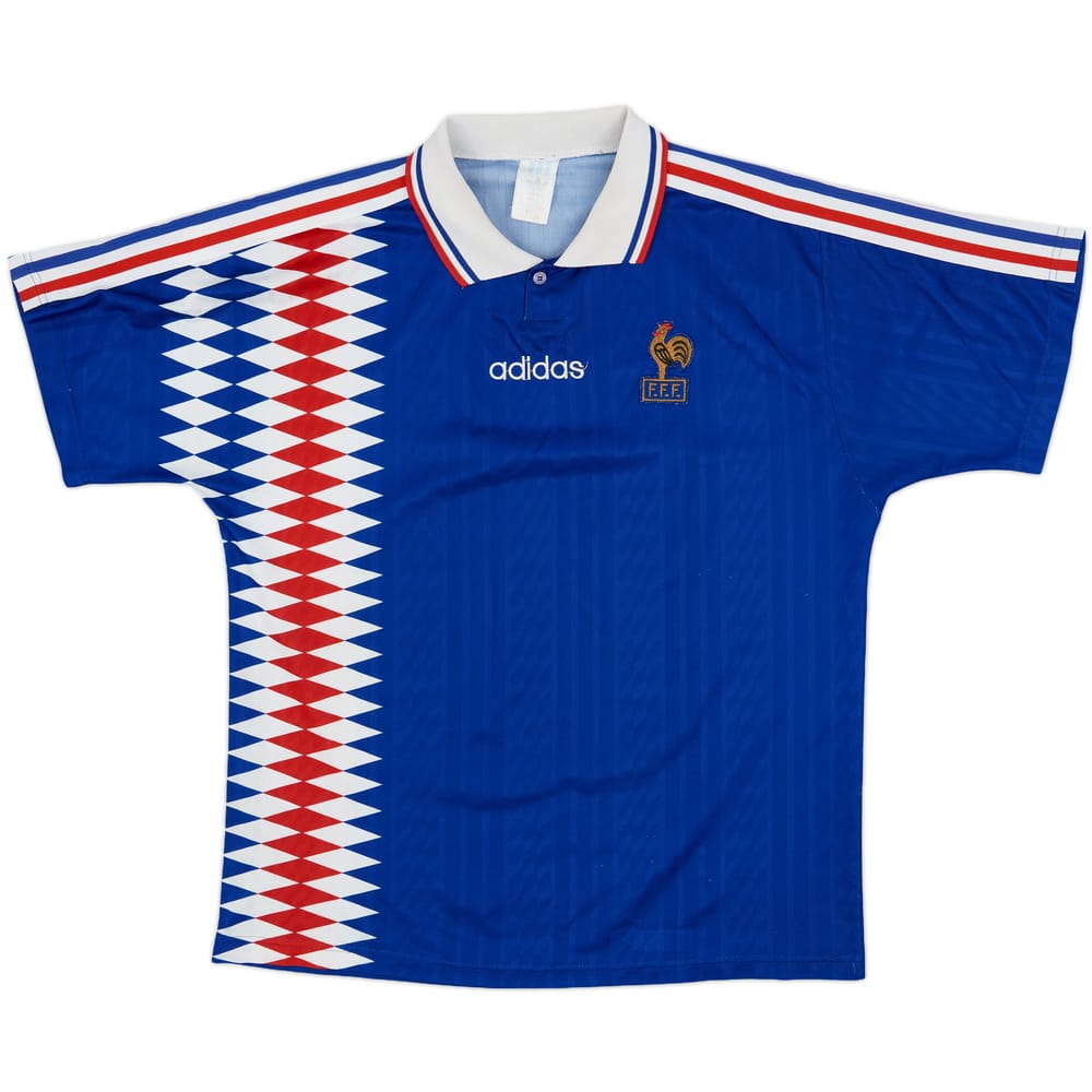 1994-96 France Home Shirt - 8/10 - (L/XL)