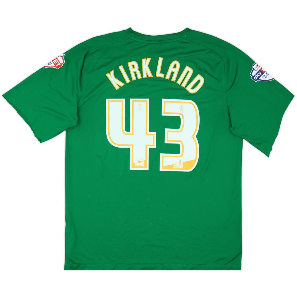 2015-16 Preston North End Match Issue GK S/S Shirt Kirkland #43