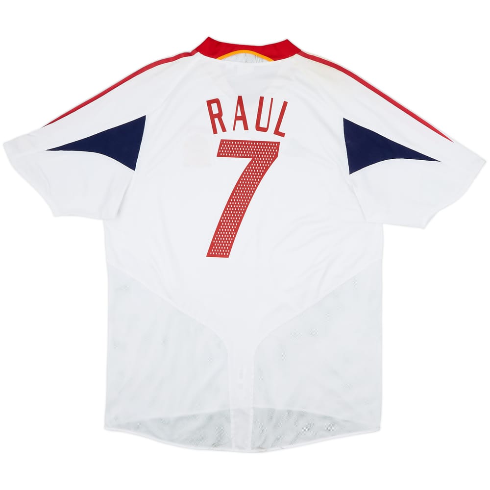 2004-06 España Camiseta de visitante Raúl #7 - 8/10 - (XL)