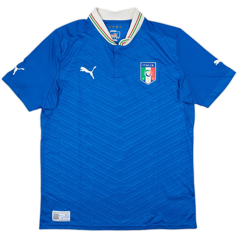 2012-13 Italy Home Shirt - 8/10 - (L)