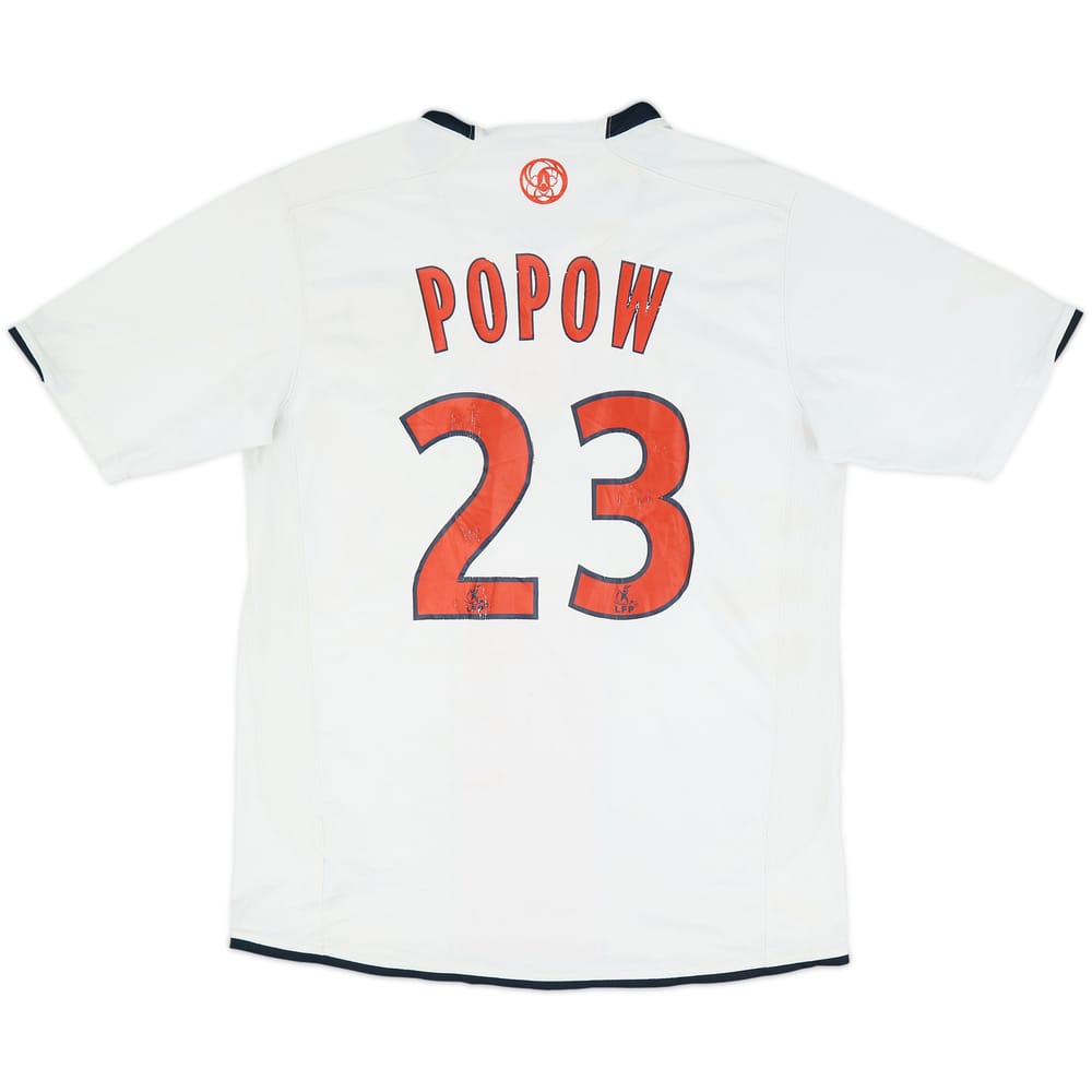 2007-08 Paris Saint-Germain Away Shirt Popow #23 - 6/10 - (M)