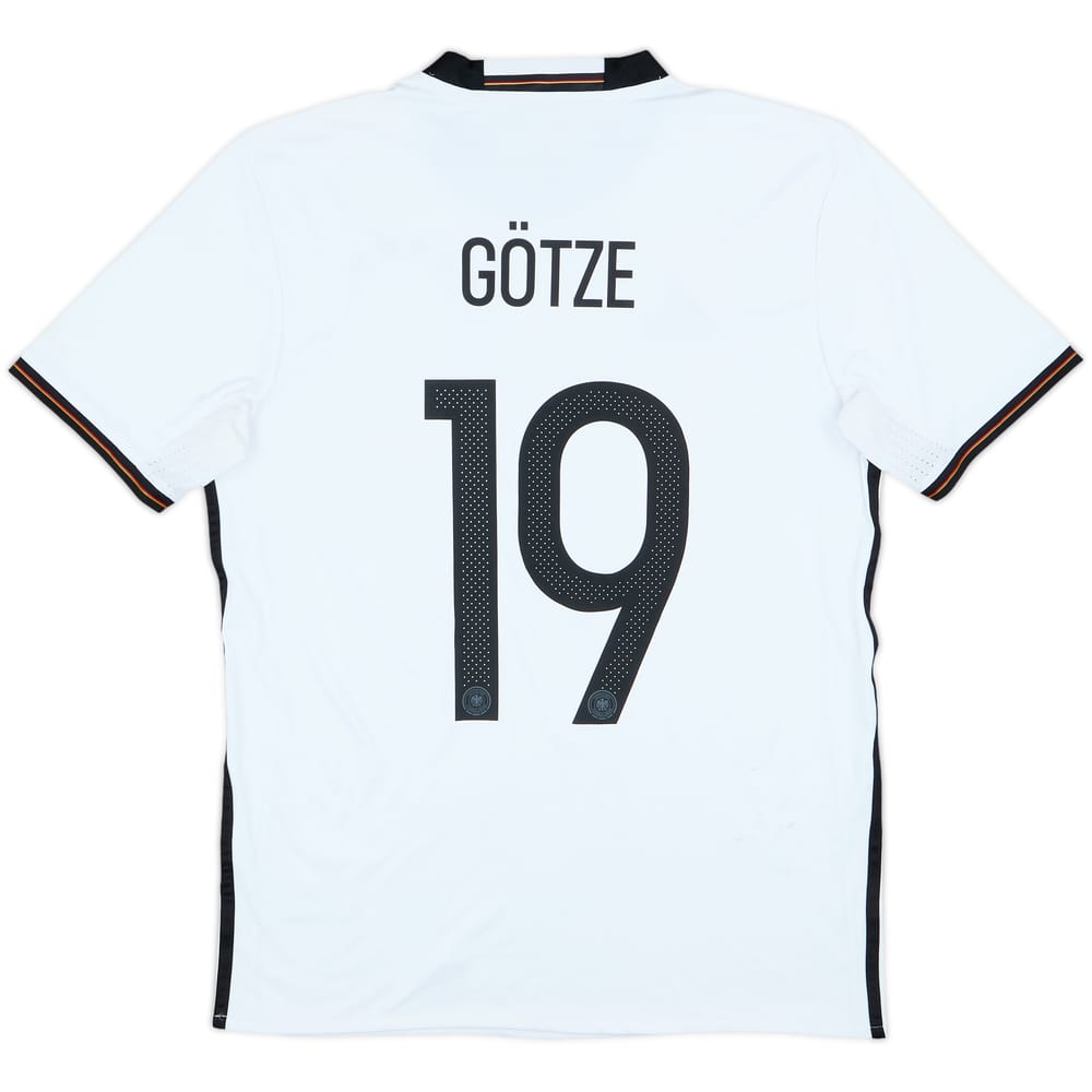 2015-16 Germany Home Shirt Gotze #19 - 8/10 - (M)