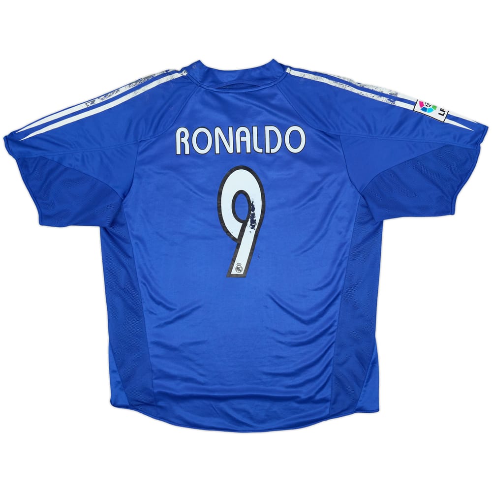 2004-05 Real Madrid Third Shirt Ronaldo #9 - 5/10 - (XL)