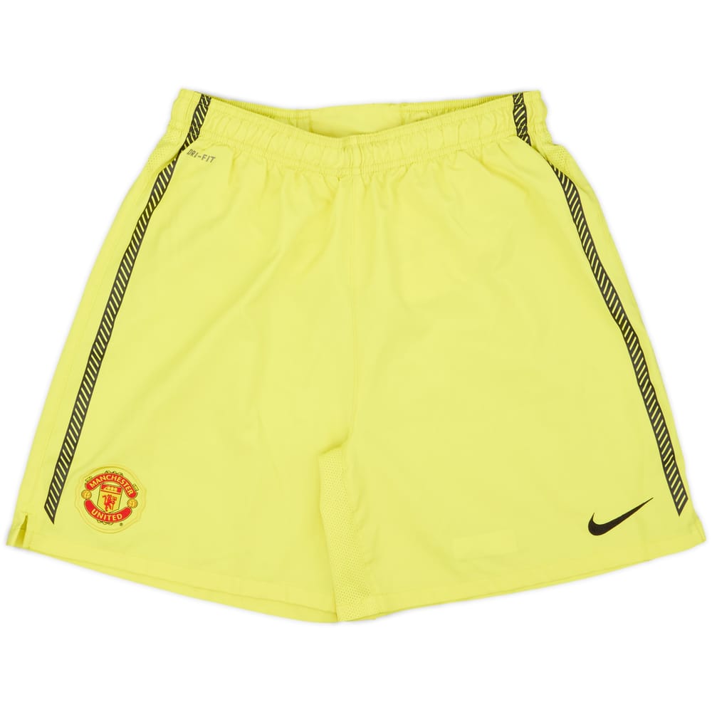 2010-11 Manchester United GK Shorts - 9/10 - (XL.Boys)