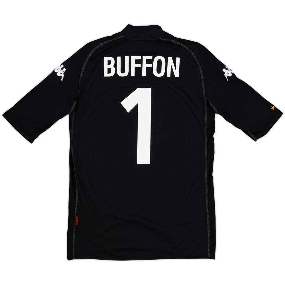 2002 Italy GK S/S Shirt Buffon #1 - 9/10 - (M)