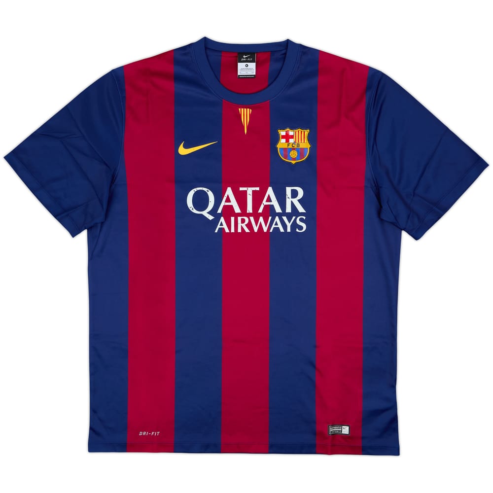 2014-15 Barcelona Basic Home Shirt - 5/10 - (XL)