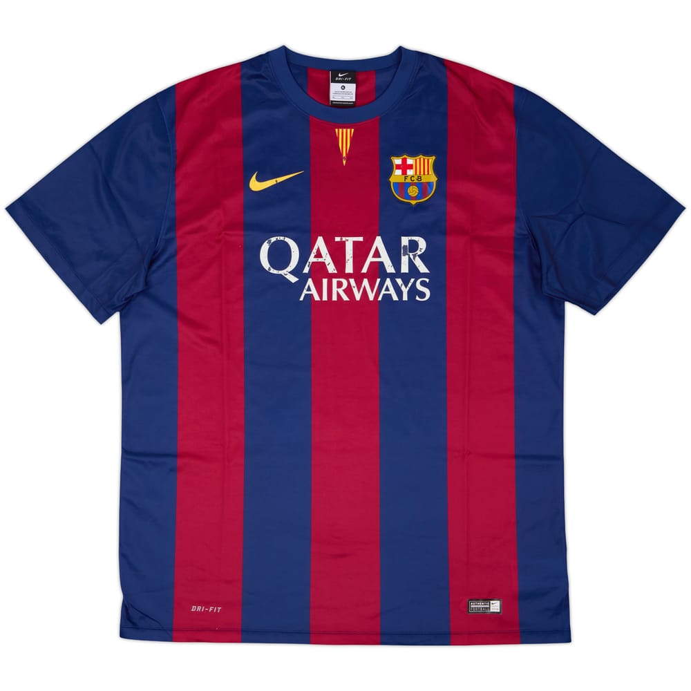 2014-15 Barcelona Basic Home Shirt - 5/10 - (XL)