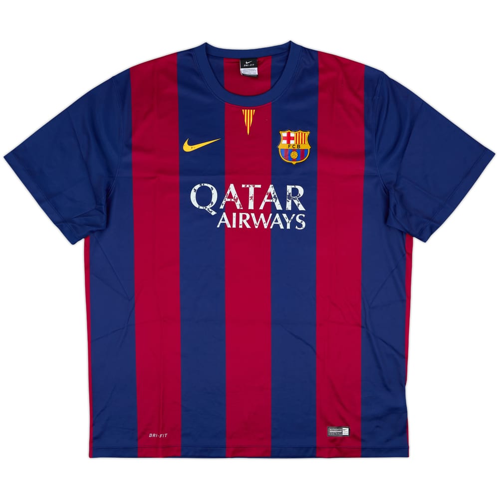 2014-15 Barcelona Basic Home Shirt - 5/10 - (XXL)