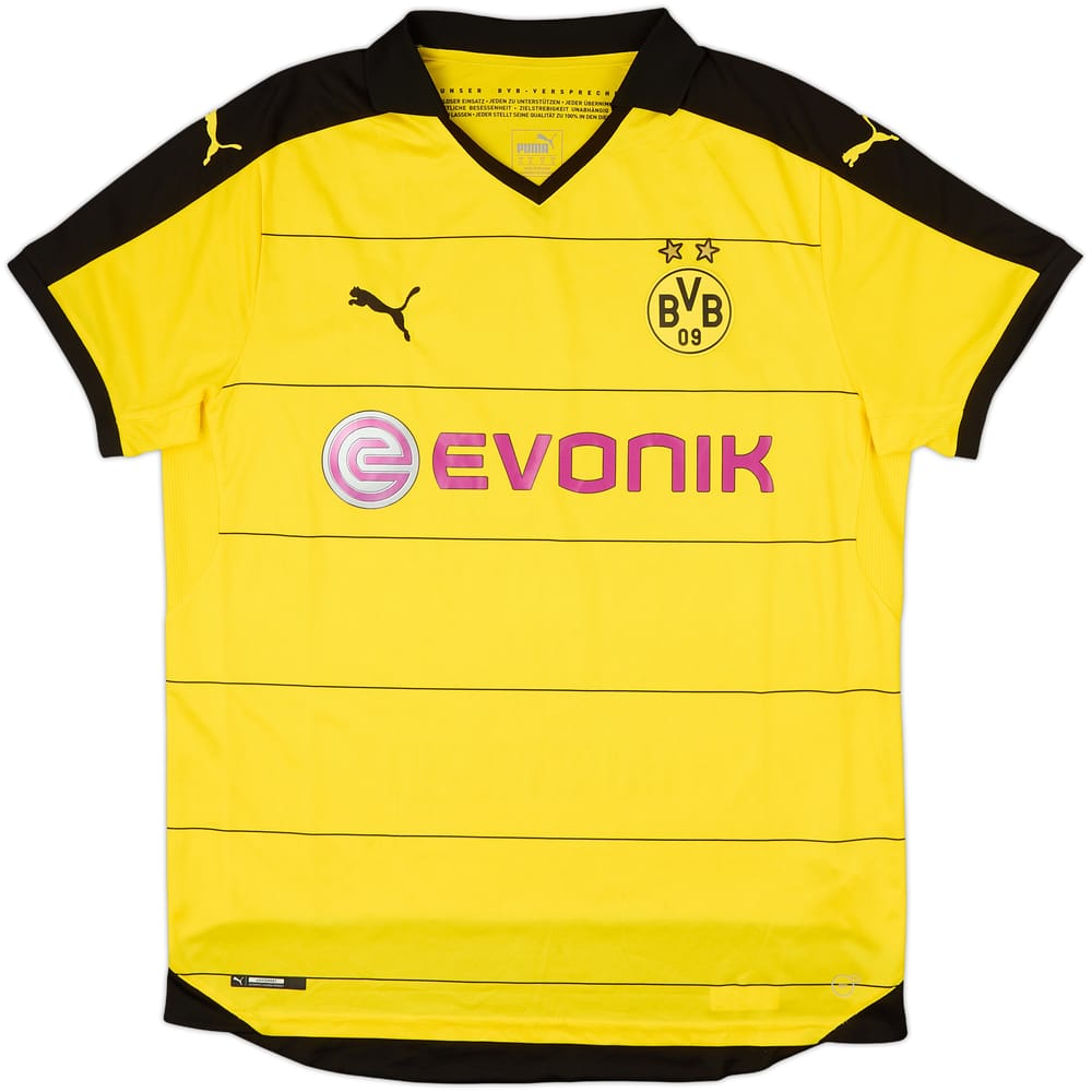 2015-16 Borussia Dortmund Home Shirt - 7/10 - (XL)