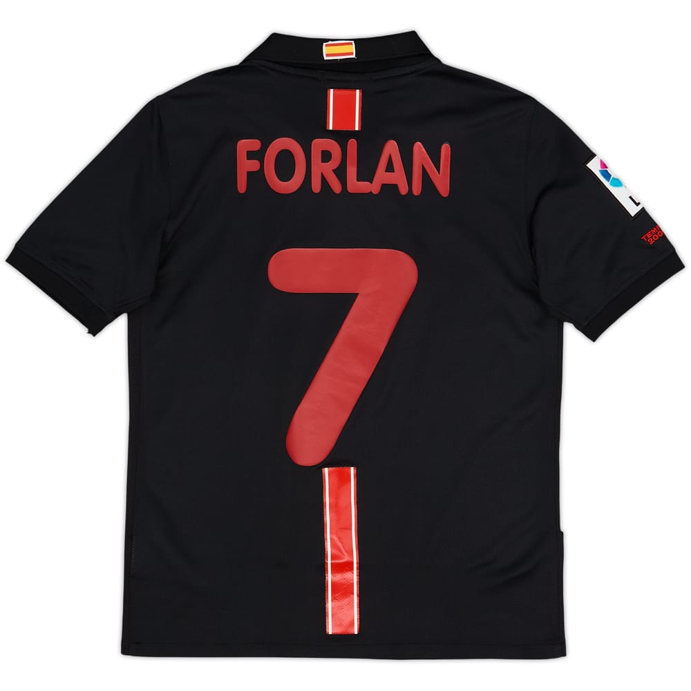 2009-10 Atletico Madrid Away Shirt Forlan #7 - 7/10 - (M.Boys)