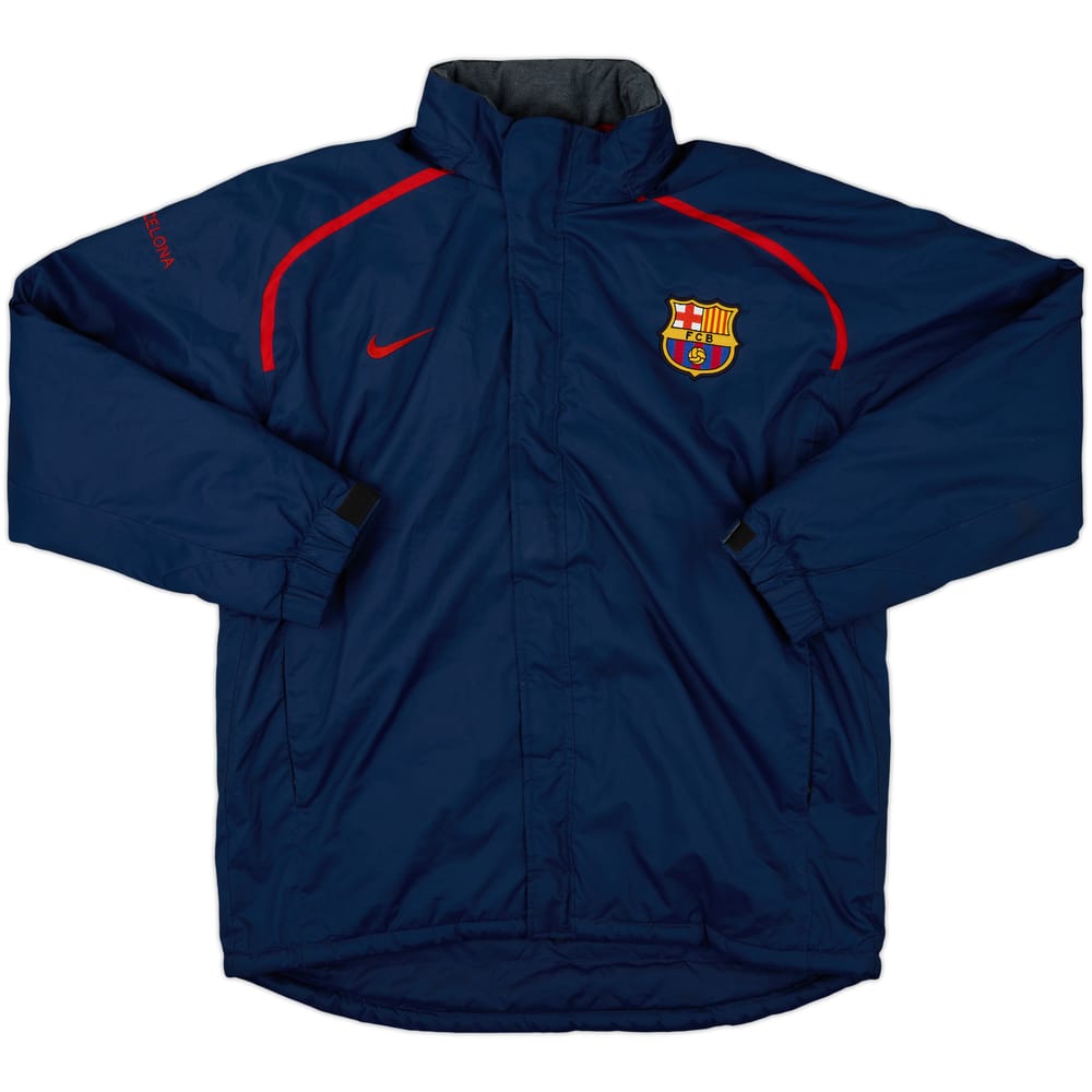 2006-07 Barcelona Nike Padded Bench Coat - 8/10 - (L)