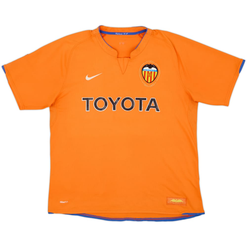 2007-08 Valencia Away Shirt - 5/10 - (L)