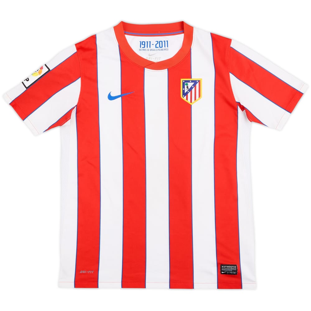 2011-12 Atletico Madrid Home Shirt - 6/10 - (L.Boys)