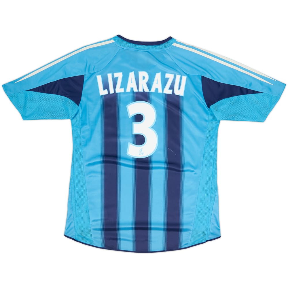 2004-05 Olympique Marseille Camiseta Visitante Lizarazu #3 - 6/10 - (L)