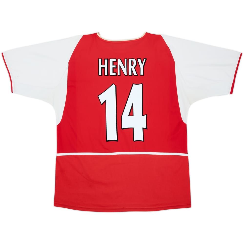 2002-04 Arsenal Home Shirt Henry #14 - 8/10 - (L)
