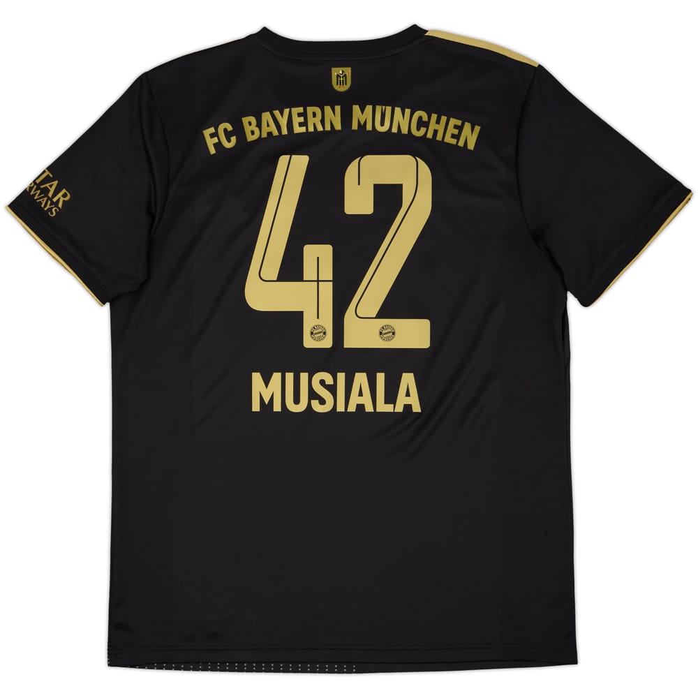 2021-22 Bayern Munich Away Shirt Musiala #42 - 8/10 - (L)
