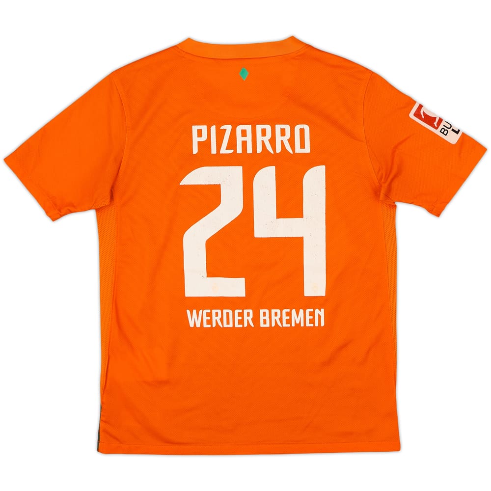 Camiseta de visitante del Werder Bremen 2011-12 Pizarro #24 - 6/10 - (Niños M)