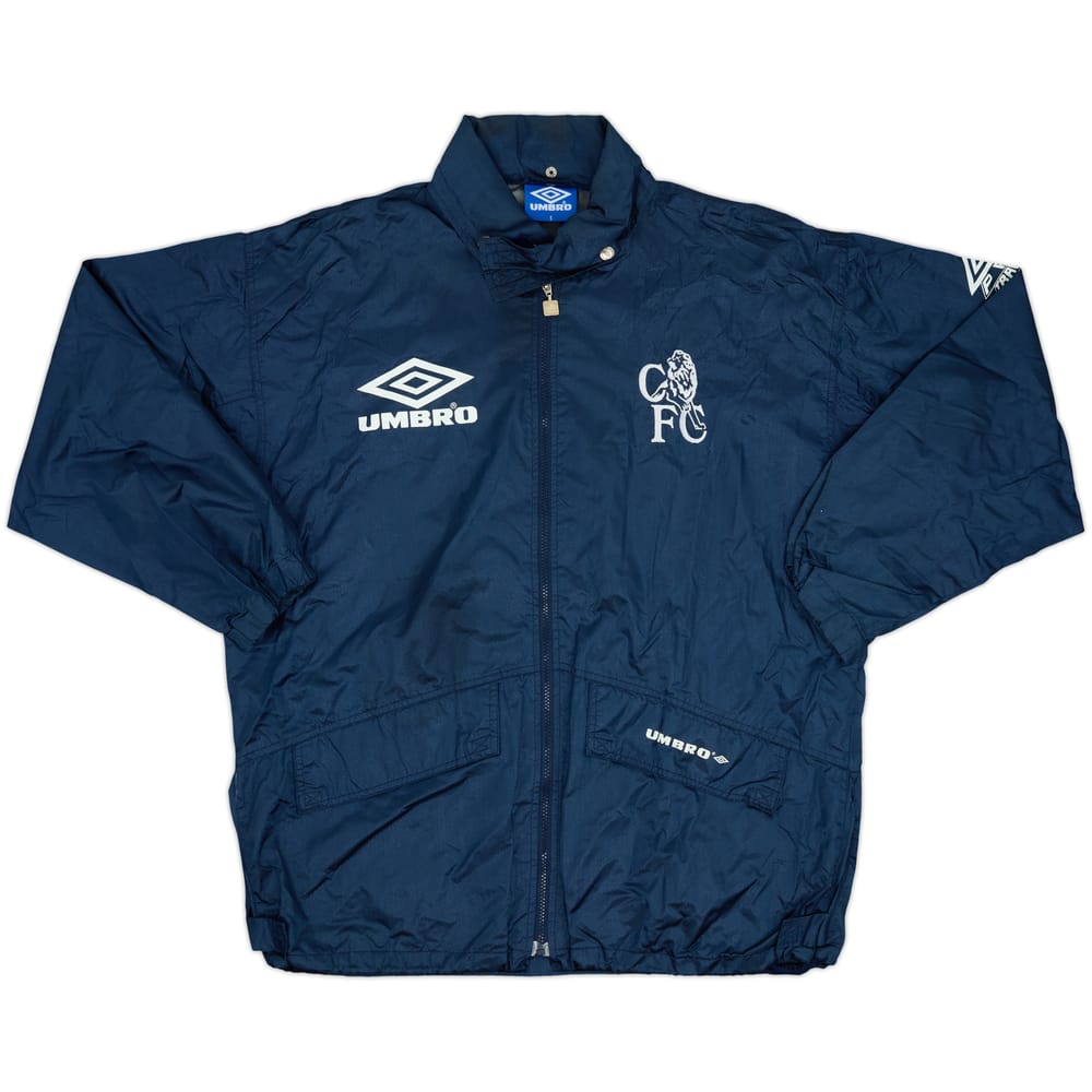 1994-95 Chelsea Player Issue Umbro Hooded Rain Jacket - 8/10 - (S)