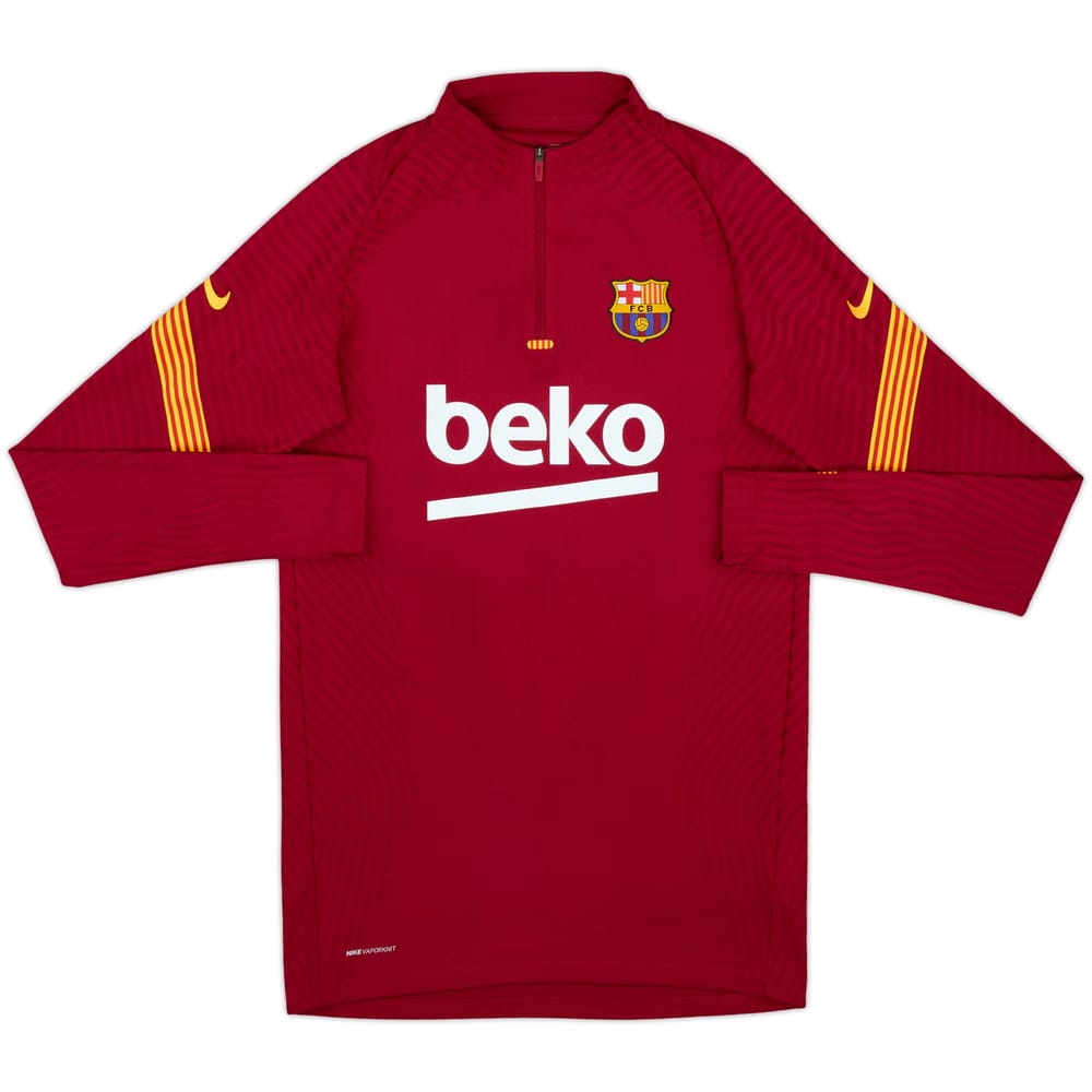 2020-21 Barcelona Nike Vaporknit 1/4 Zip Training Top - 7/10 - (S)