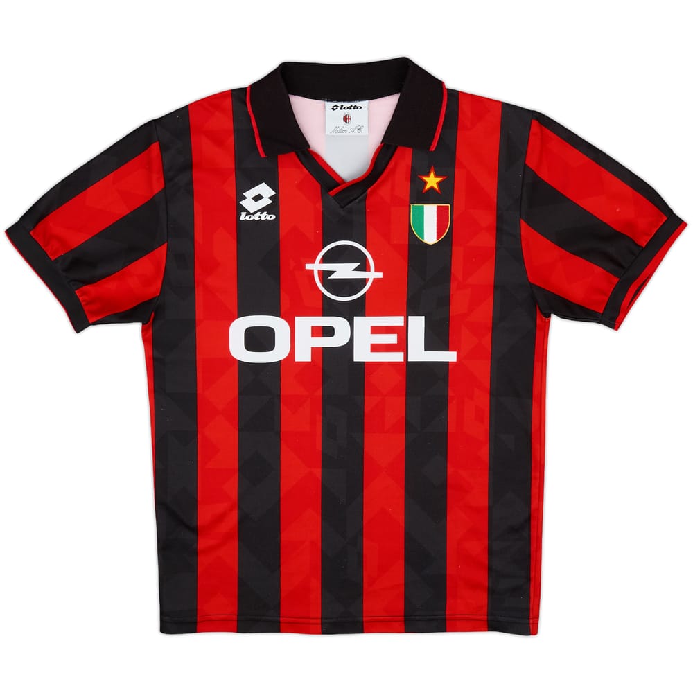 1994-95 AC Milan Home Shirt - 8/10 - (M)