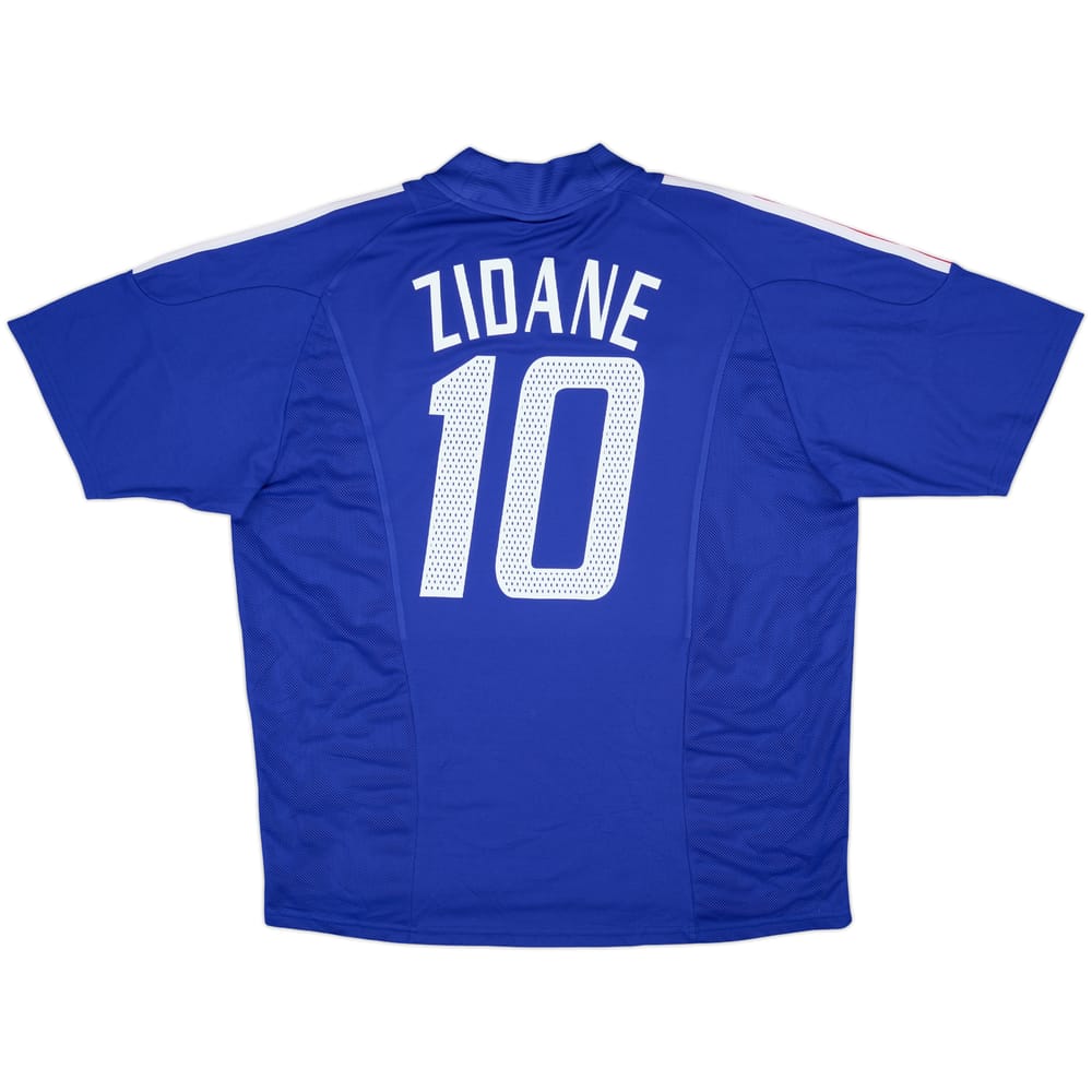 2002-04 France Home Shirt Zidane #10 (XL)