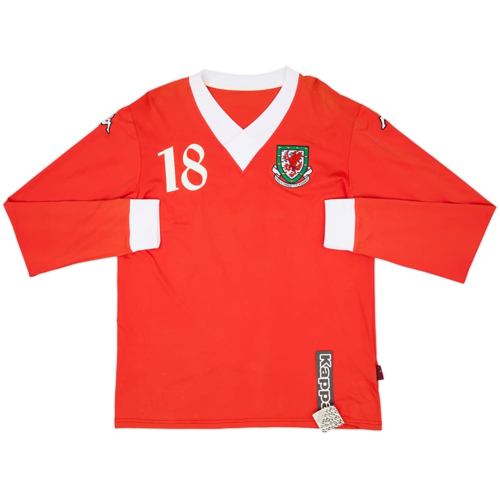 2006-07 Wales Home L/S Shirt #18 (XXL)