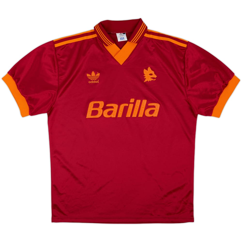 1992-94 Roma Home Shirt - 8/10 - (M)