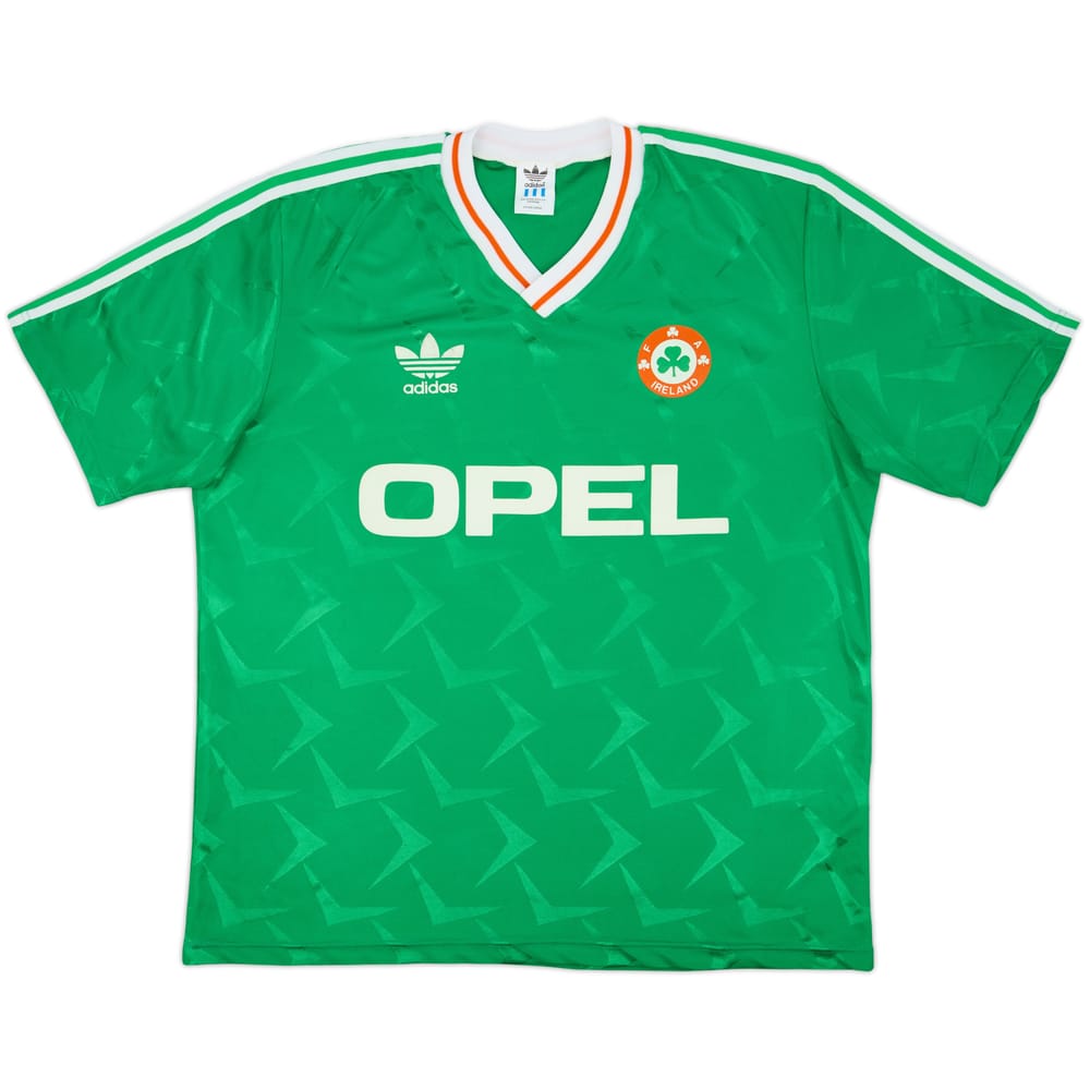1990-92 Ireland Home Shirt - 8/10 - (XL)