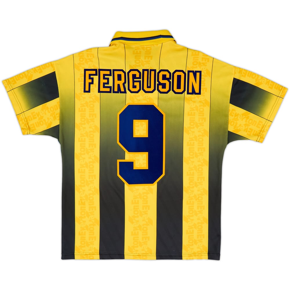 1996-98 Everton Away Shirt Ferguson #9 - 7/10 - (M)