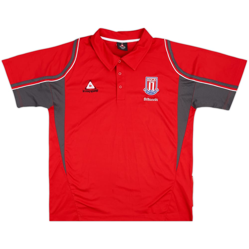2007-08 Stoke City Le Coq Sportif Polo Shirt - 5/10 - (L)