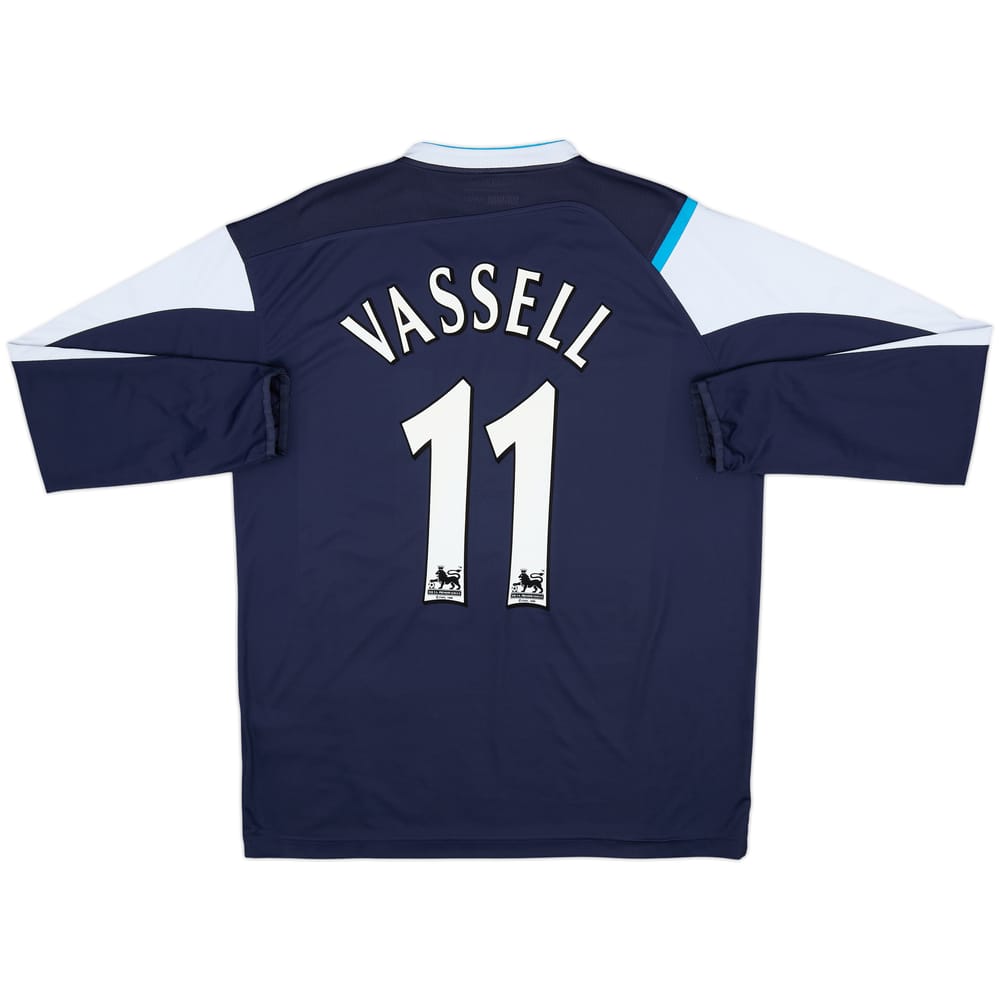 2005-06 Manchester City Away L/S Shirt Vassell #11 - 8/10 - (L)