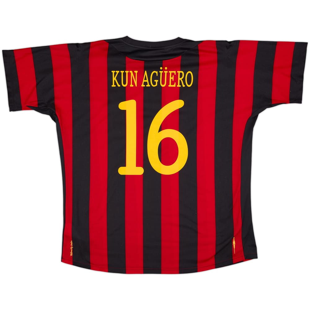 2011-12 Manchester City Away Shirt Kun Aguero #16 - 6/10 - (XXL)