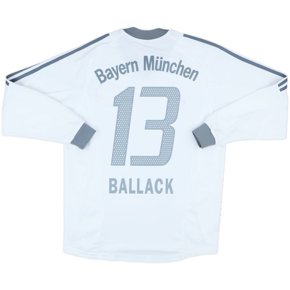 2002-03 Bayern Munich Away L/S Shirt Ballack #13 - 8/10 - (S)