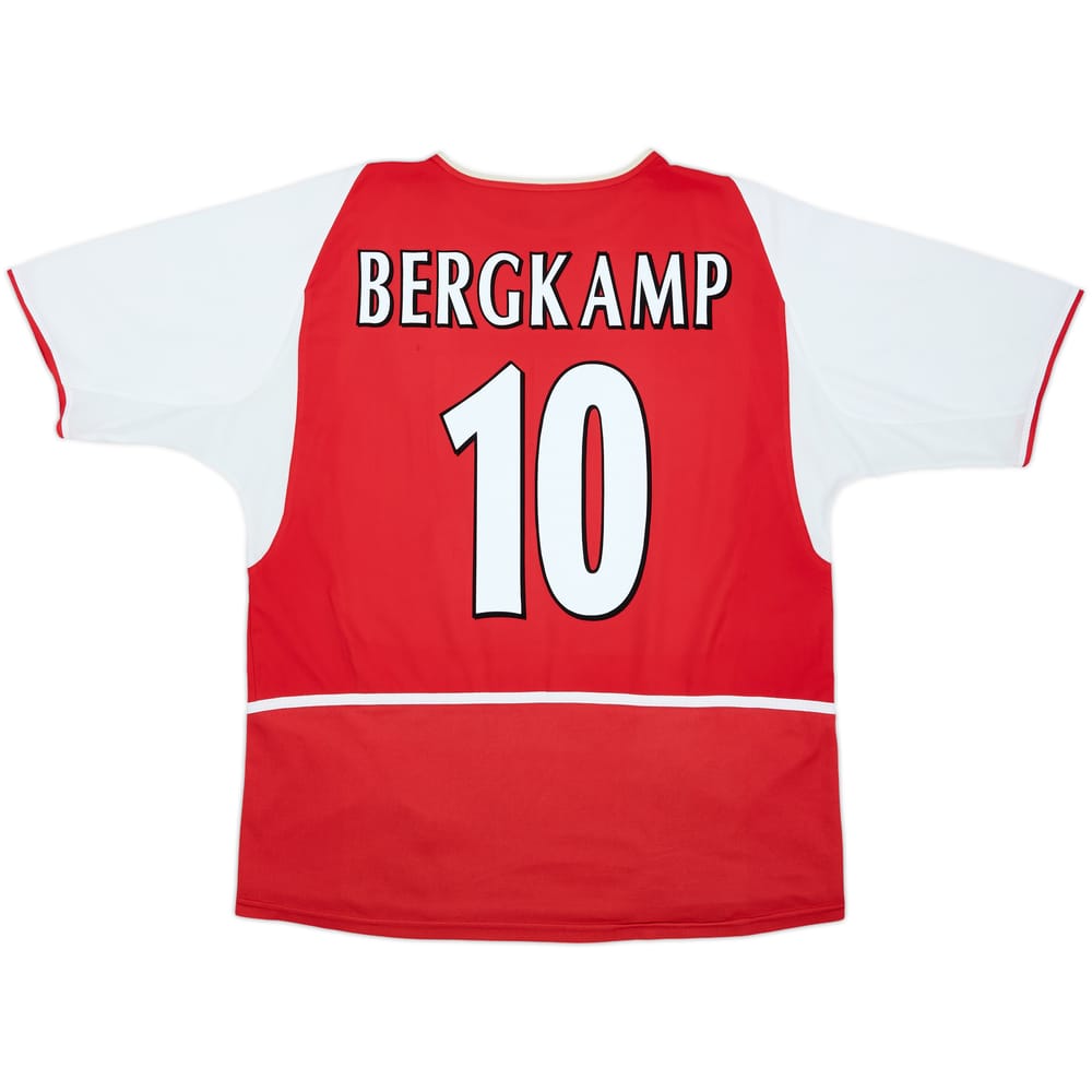 2002-04 Arsenal Home Shirt Bergkamp #10 - 8/10 - (L)