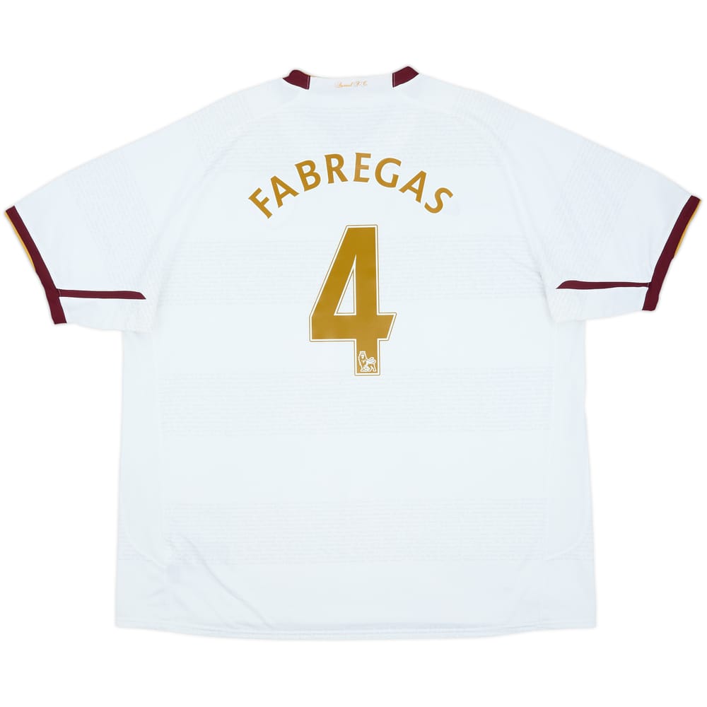 2007-08 Arsenal Away Shirt Fabregas #4 - 8/10 - (3XL)