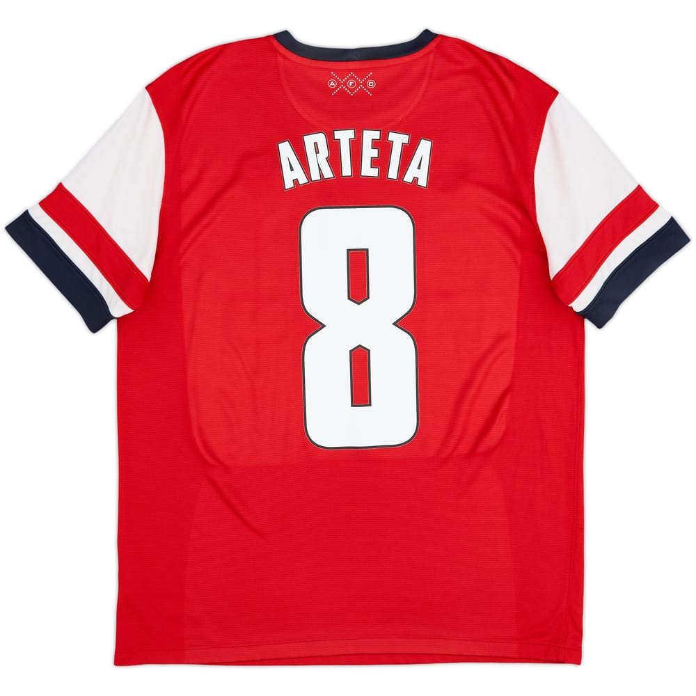2012-14 Arsenal Home Shirt Arteta #8 - 7/10 - (L)