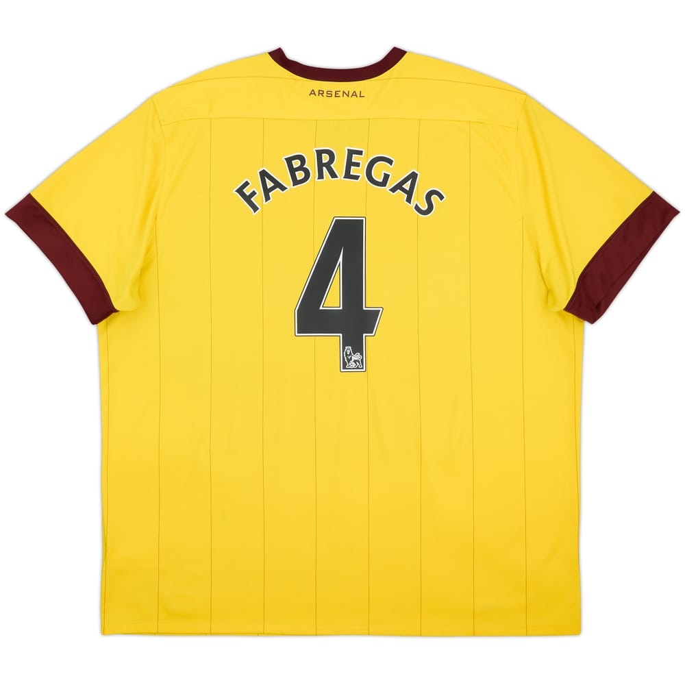 2010-13 Arsenal Away Shirt Fabregas #4 - 8/10 - (3XL)