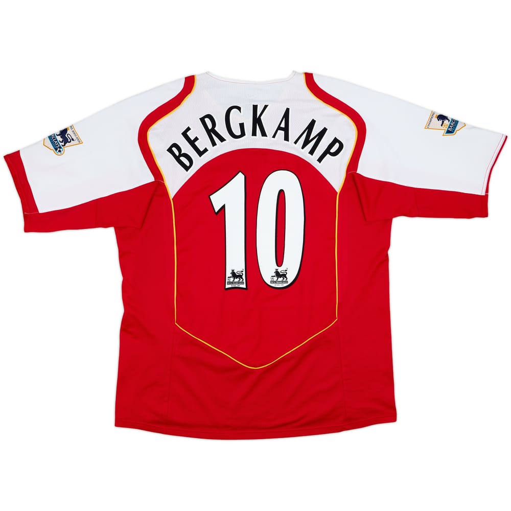 2004-05 Arsenal Home Shirt Bergkamp #10 - 7/10 - (XL)