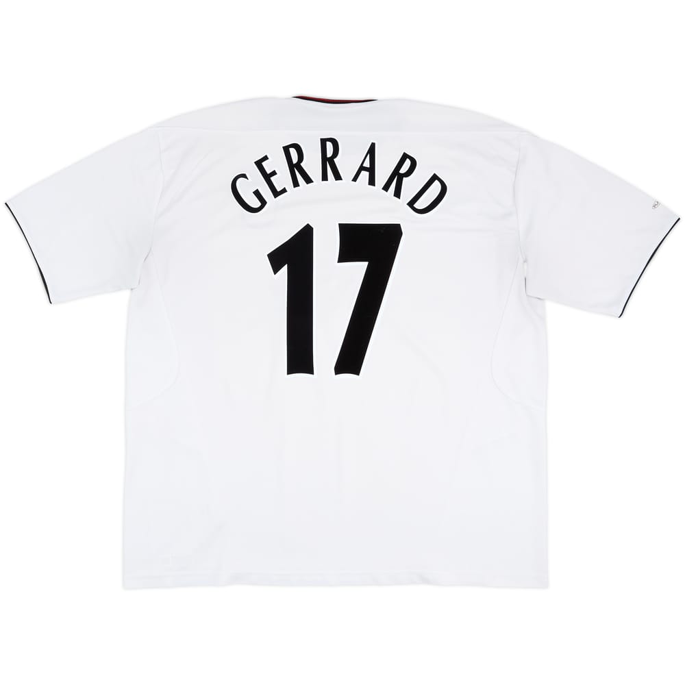 2003-04 Liverpool Away Shirt Gerrard #17 - 6/10 - (XXL)