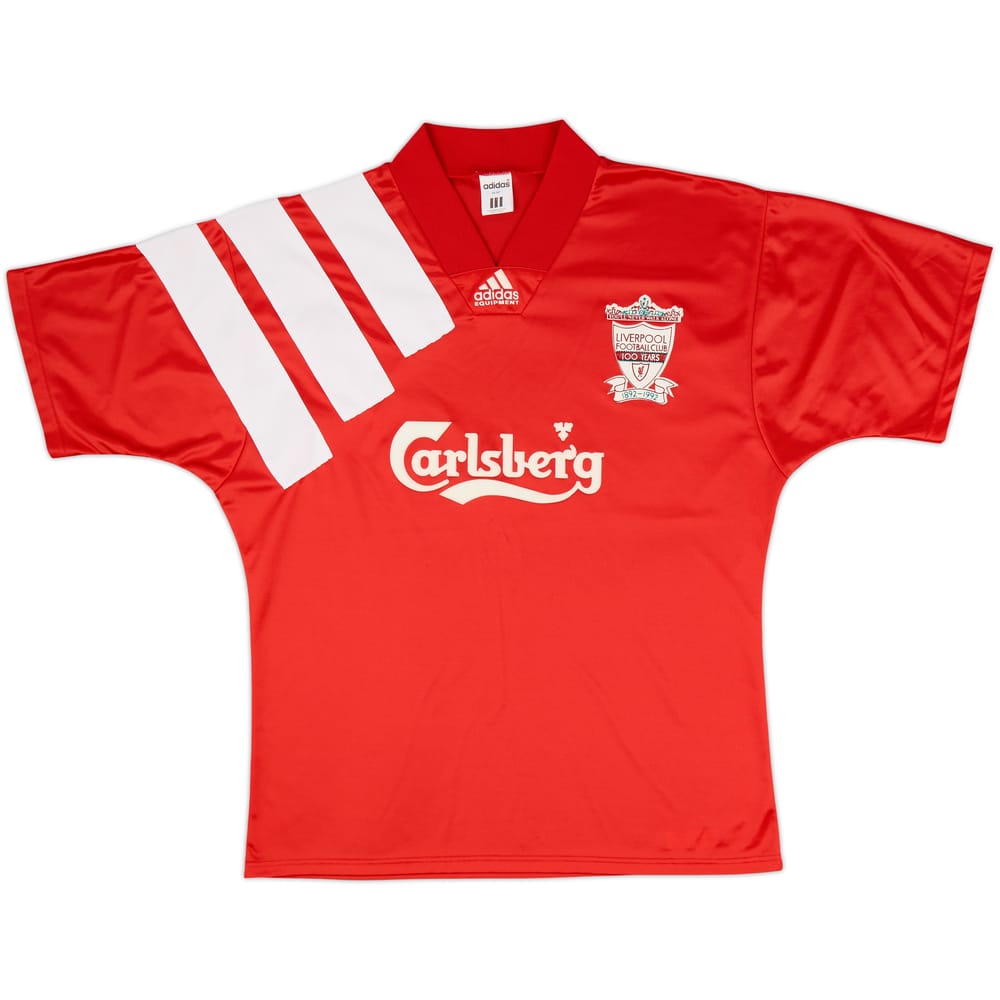 1992-93 Liverpool Centenary Home Shirt - 8/10 - (L/XL)