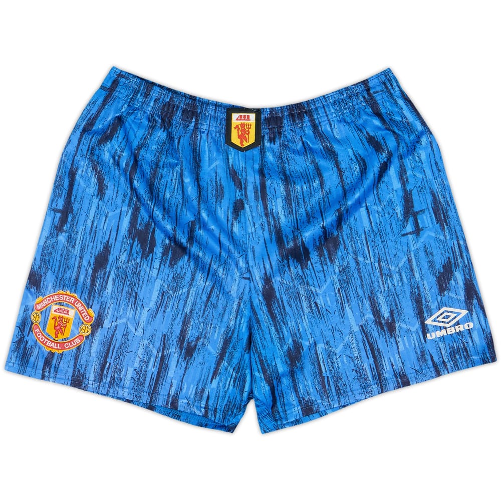 1992-93 Manchester United Shorts de visitante - 8/10 - (M)