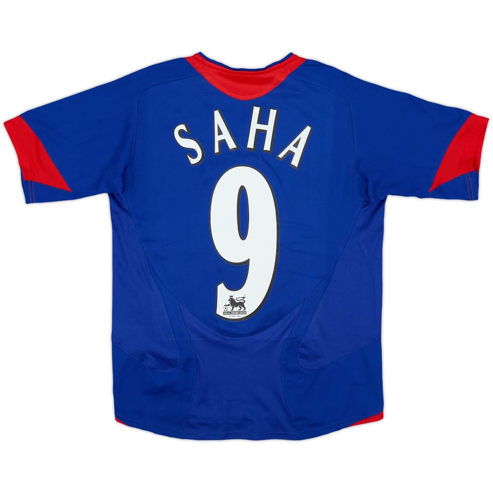 2005-06 Manchester United Away Shirt Saha #9 - 8/10 - (S.Boys)