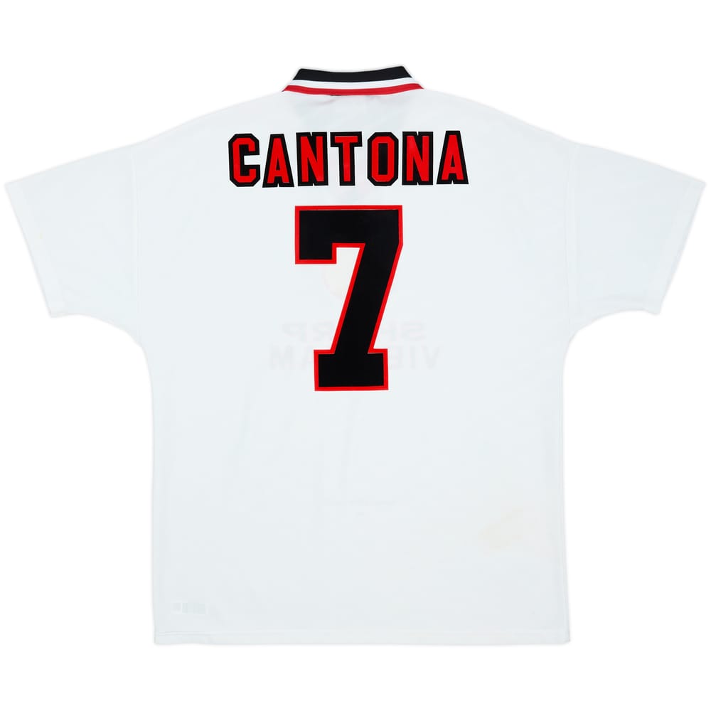 1996-97 Manchester United Away Shirt Cantona #7 - 9/10 - (XL)