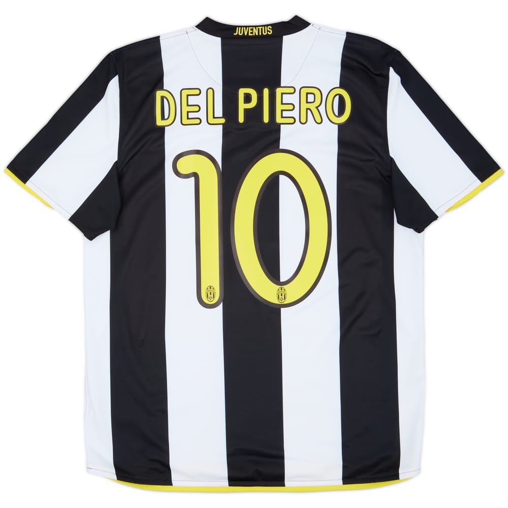 2008-09 Juventus Home Shirt Del Piero #10 - 6/10 - (M)