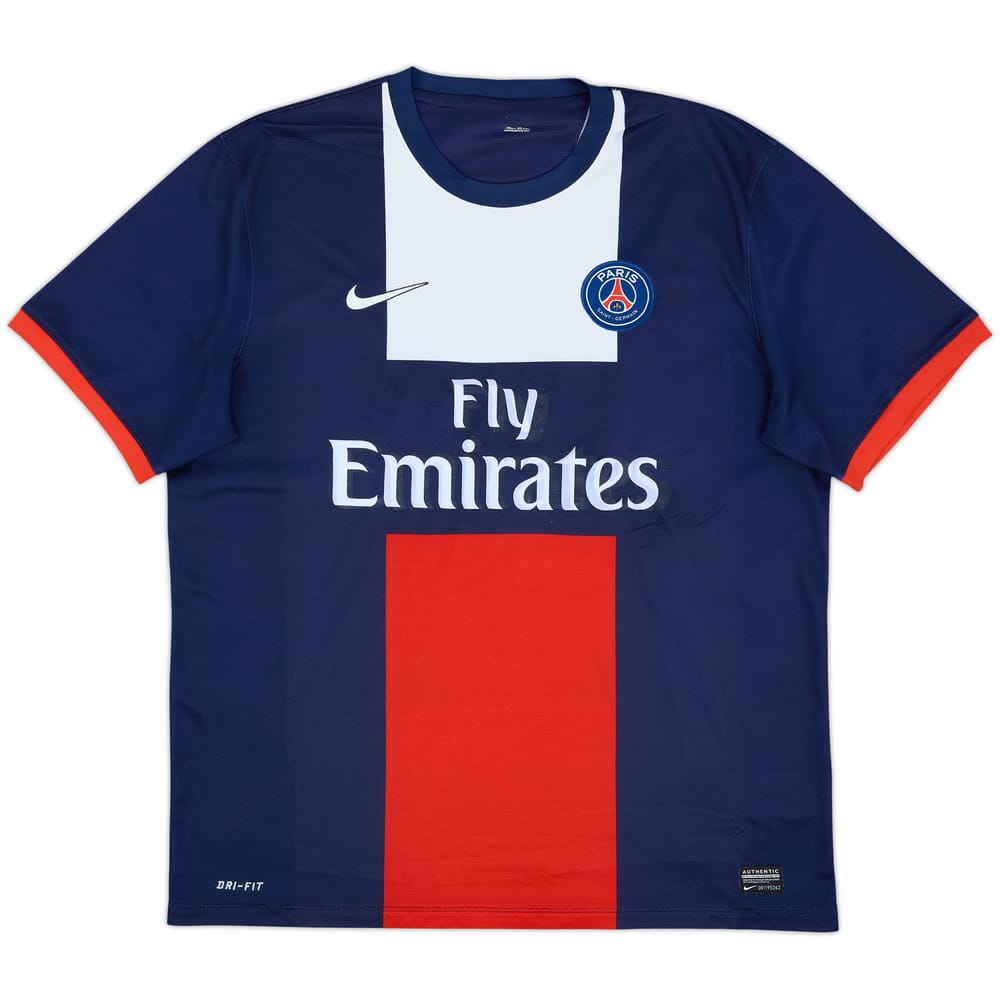2013-14 Paris Saint-Germain Home Shirt - 4/10 - (XL)