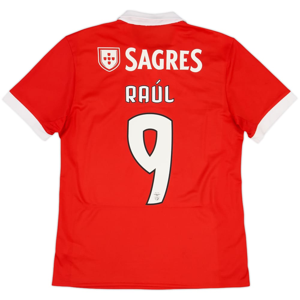 2017-18 Benfica Home Shirt Raul #9 - 6/10 - (M)